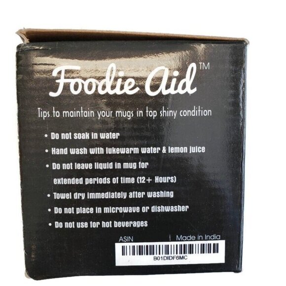 Moscow Mule Copper Mugs 16 oz. (Set of 2) With Bonus 2 Shot Glasses Foodie Aid - Picture 6 of 6